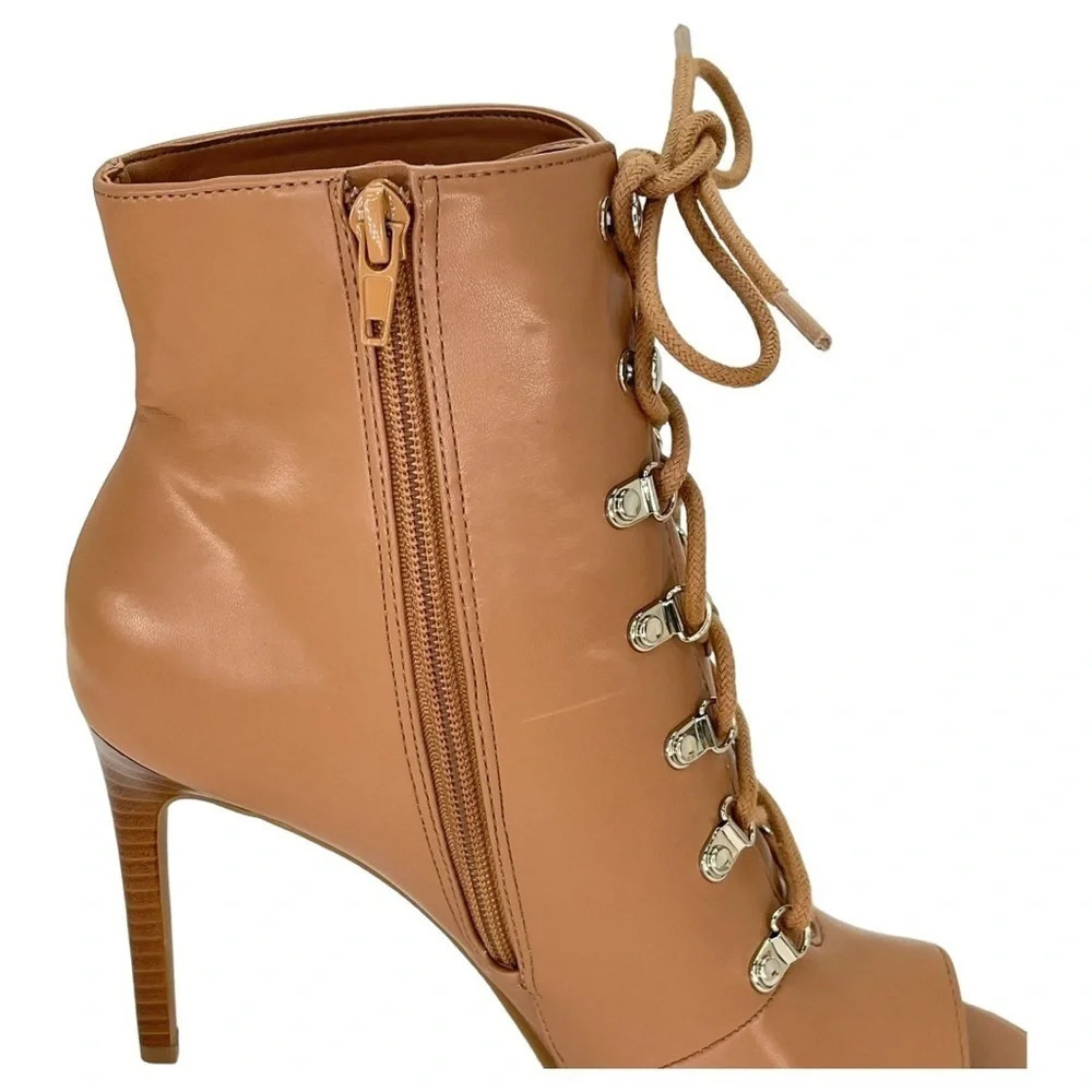 International Concepts Florita Lace Up Stiletto Heel Booties Size 8.5M - Picture 6 of 13
